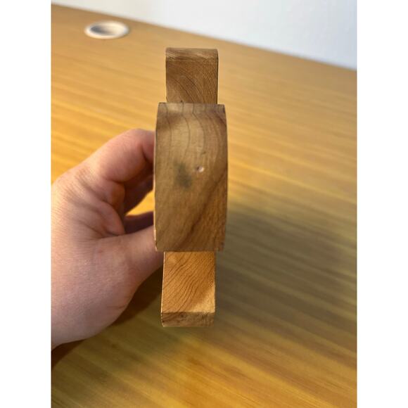 Wooden Cross 3D Carved Christian Inspirational - Picture 5 of 7